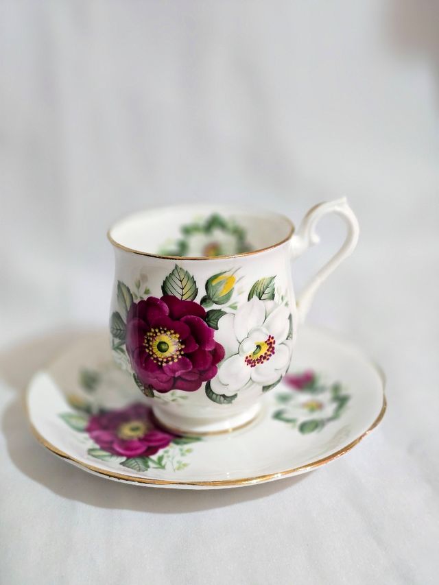 Taza espresso de porcelana Inglesa