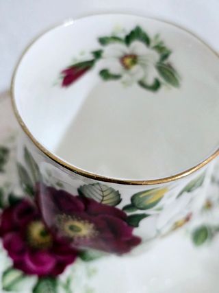 Taza espresso de porcelana Inglesa