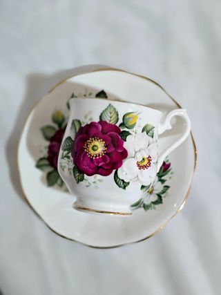 Taza espresso de porcelana Inglesa