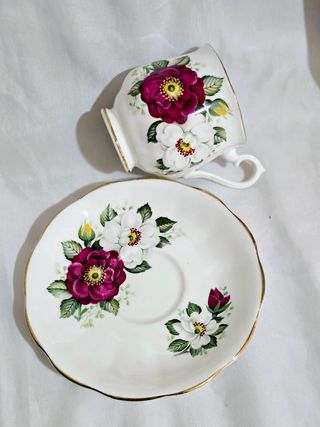 Taza espresso de porcelana Inglesa