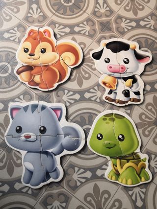 Puzzles infantil educa animales 