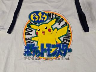 Camiseta vintage pokemon promocional juego