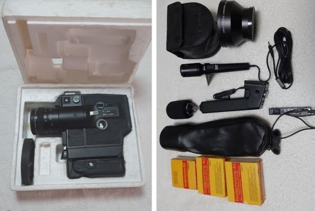 Tele converter canon c-8 y fujica single-8 ZXM