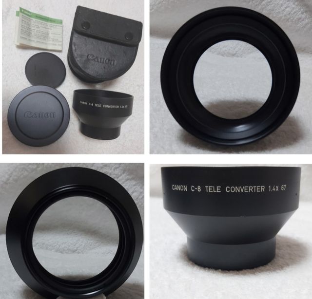 Tele converter canon c-8 y fujica single-8 ZXM