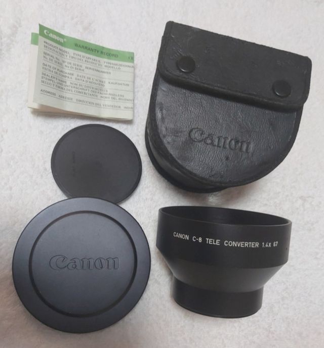 Tele converter canon c-8 y fujica single-8 ZXM