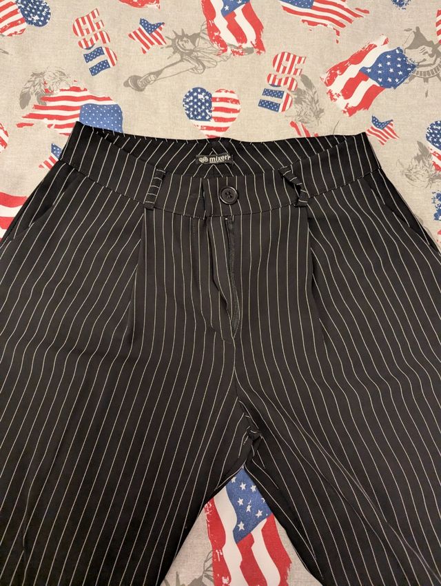 Pantalone donna gamba larga mixeri M