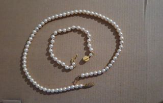 Juego perlas bisuteria vintage