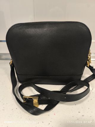 BOLSO DE PIEL Y ANTE FAMPEL