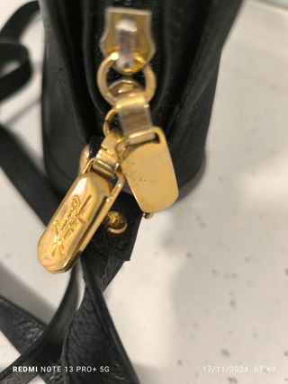 BOLSO DE PIEL Y ANTE FAMPEL