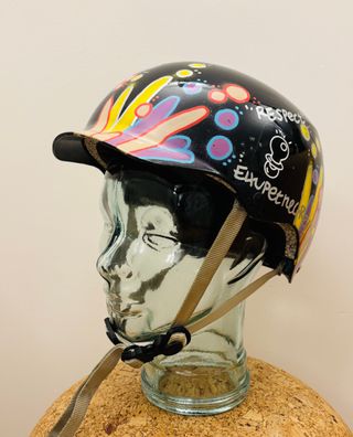 Casco de sk8 BERN serigrafiado Xupet Negre M
