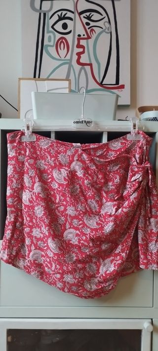 Falda pantalón corta zara