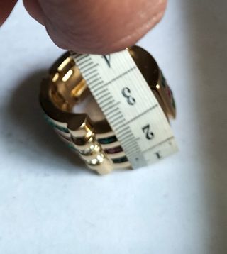 Impresionante pendientes antiguos chapado en oro 