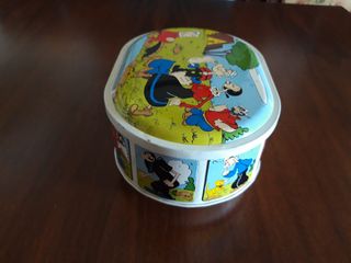 Scatola in latta "Braccio di ferro" vintage