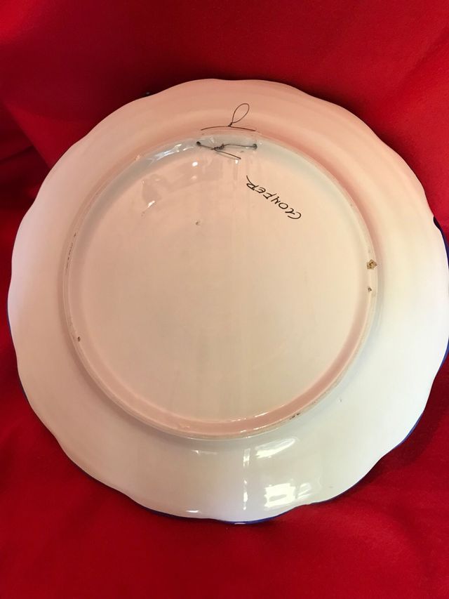 Platos decorativos. 40 ctm. de diámetro. GONFER