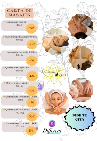 SESIONES A DOMICILIO DE QUIROMASAJE Y T.REIKI