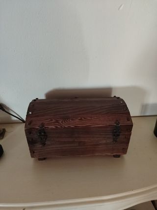 Baúl madera decoración