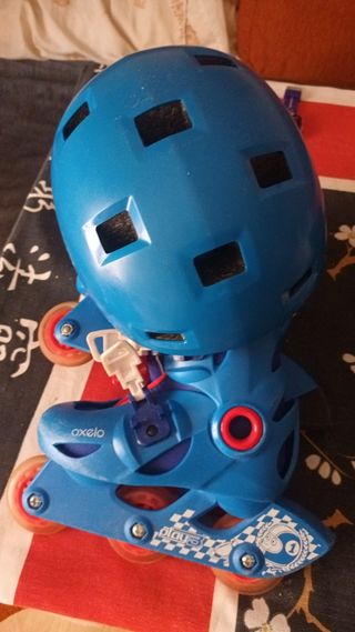 Patines y cascos
