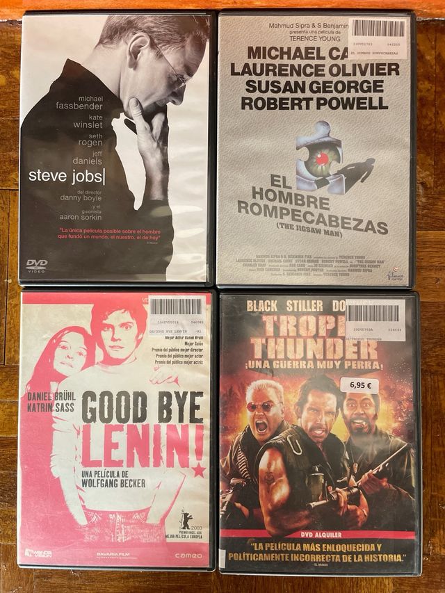 Lote 4 DVDs peliculones!