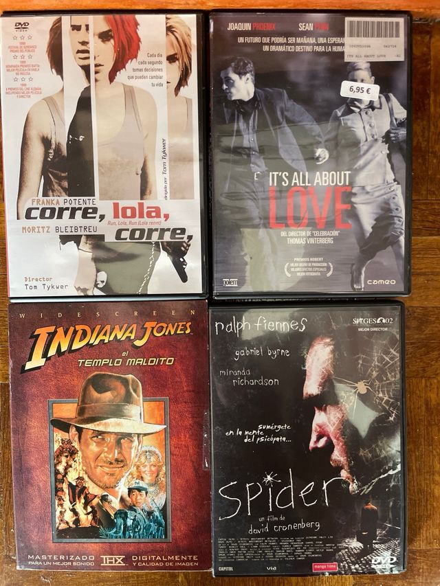 Lote 4 DVDs peliculones!