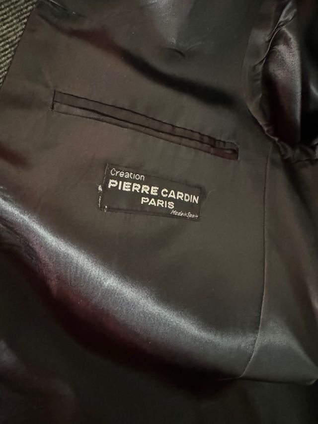 Abrigo masculino vintage  de pura lana virgen