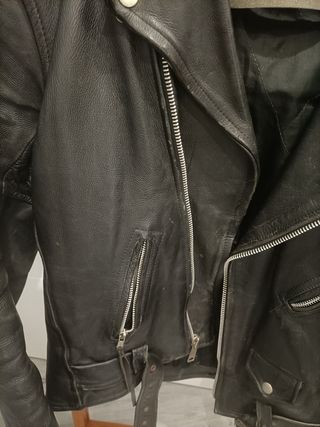 Cazadora piel hombre 