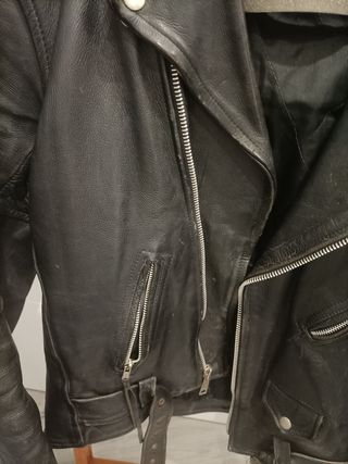 Cazadora piel hombre 