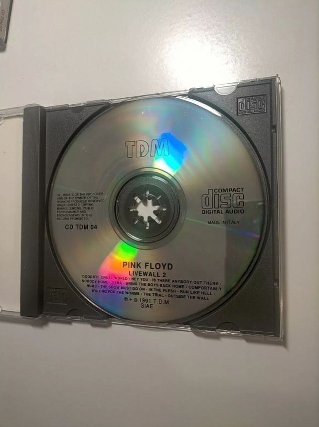 CD Pink Floyd "Live Wall Vol. 1-2", 1980