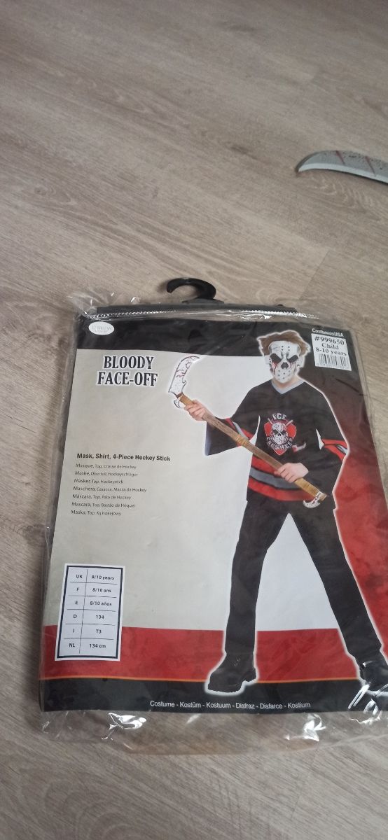 Disfraz hockey niño