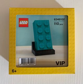 LEGO 6346102 Buildable 2x4 Dark Turquoise Brick