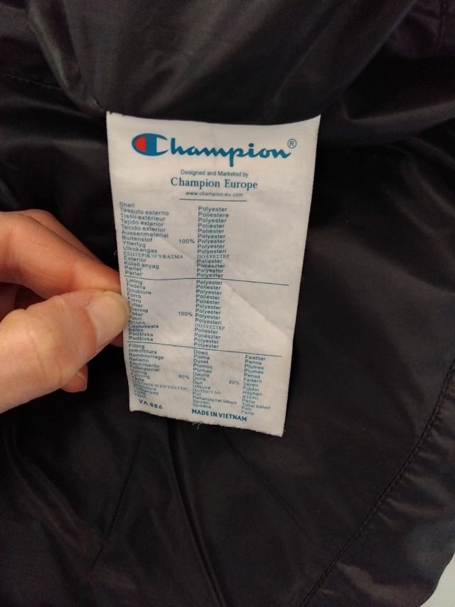 Piumino Champion originale 