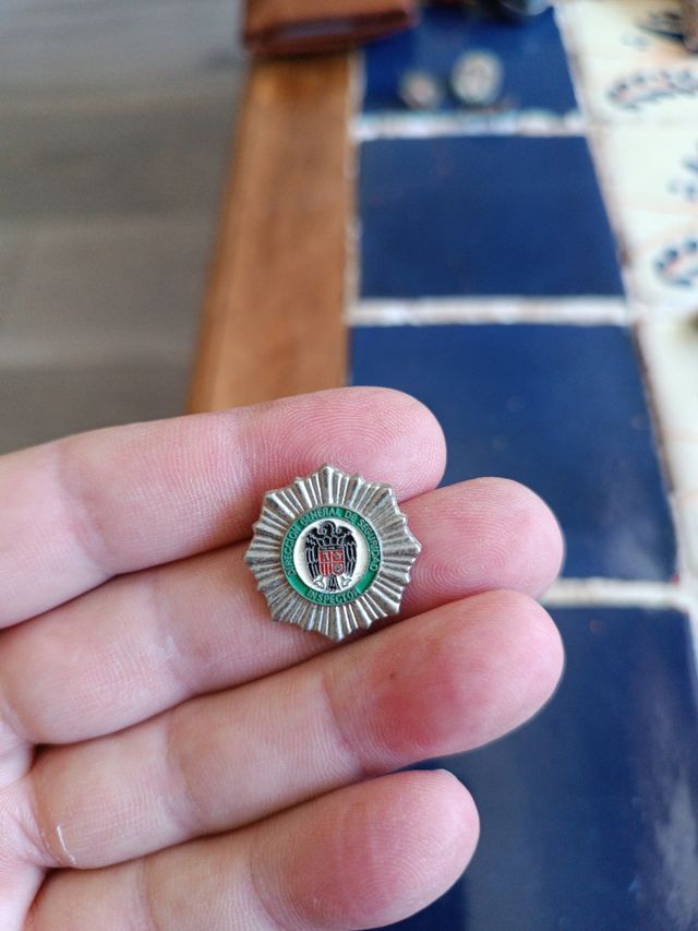 Pin insignia militar seguridad y