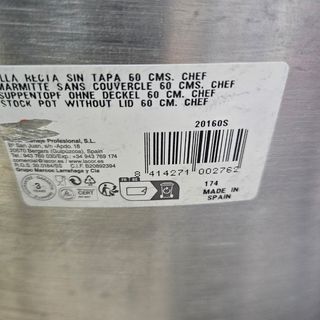 Olla industrial 60cm