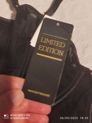 Corpiño negro lencería Women secrets