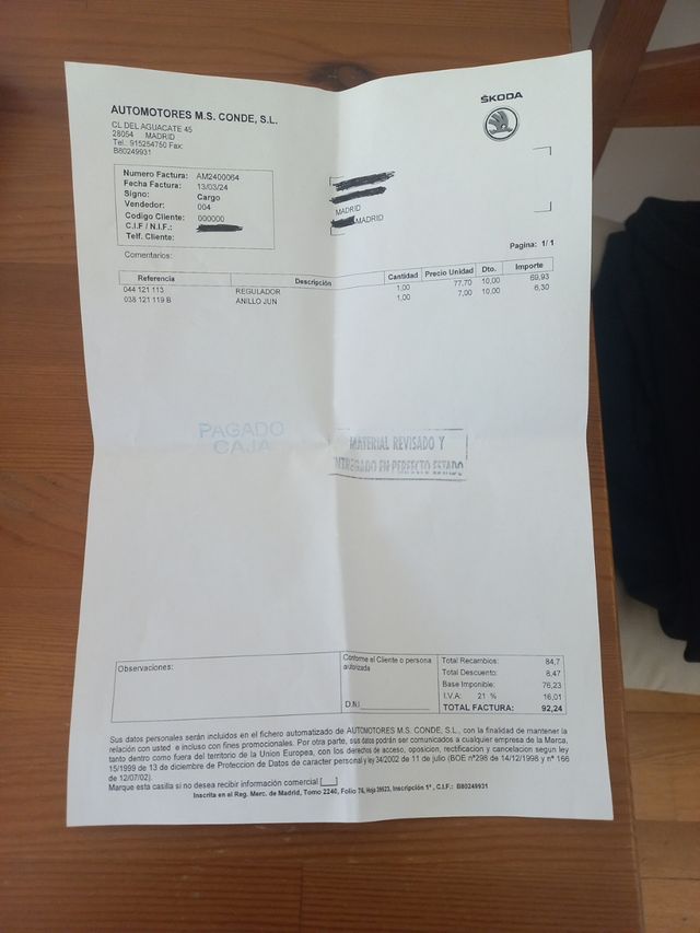 Termostato regulador skoda octavia