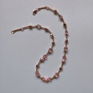 Nuevo único Collar Estilo Coeur de Lion Rosa Oro