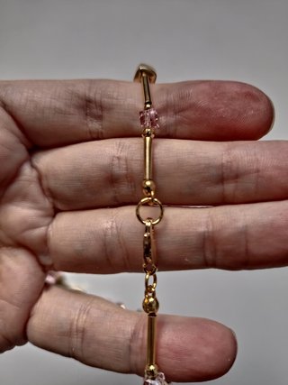 Nuevo único Collar Estilo Coeur de Lion Rosa Oro