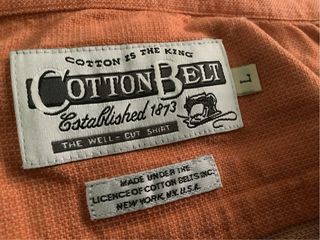 Camicia arancione manica lunga