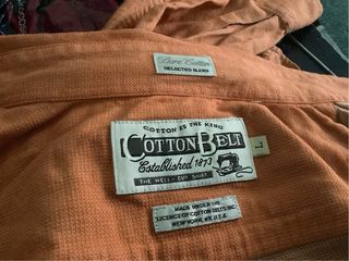 Camicia arancione manica lunga