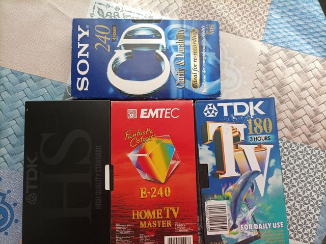 Cintas VHS usadas BASF, TDK, Sony...