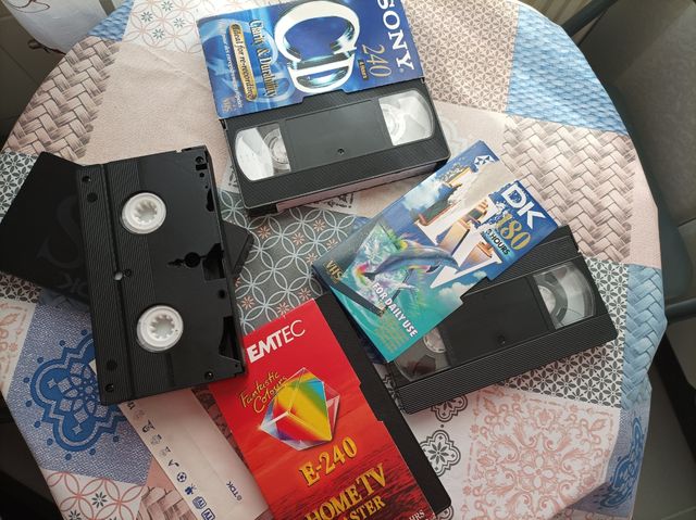 Cintas VHS usadas BASF, TDK, Sony...
