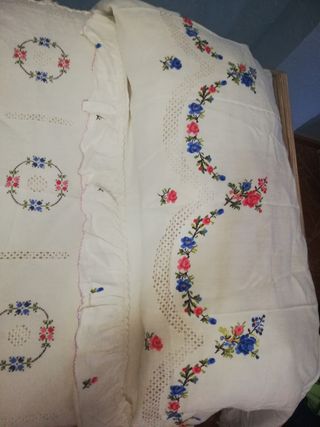 Colcha hilo años 70