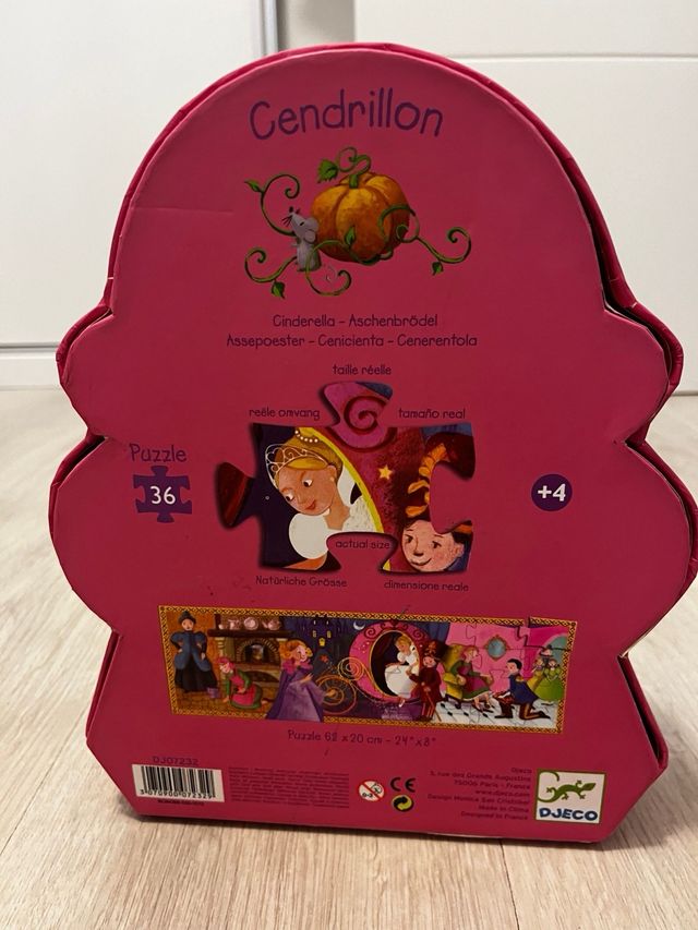 Puzzle de 36 piezas + 4 años. DJEDECO