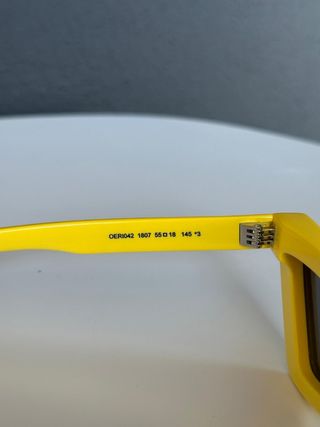 Off-White Eyewear Occhiali Arrows Yellow