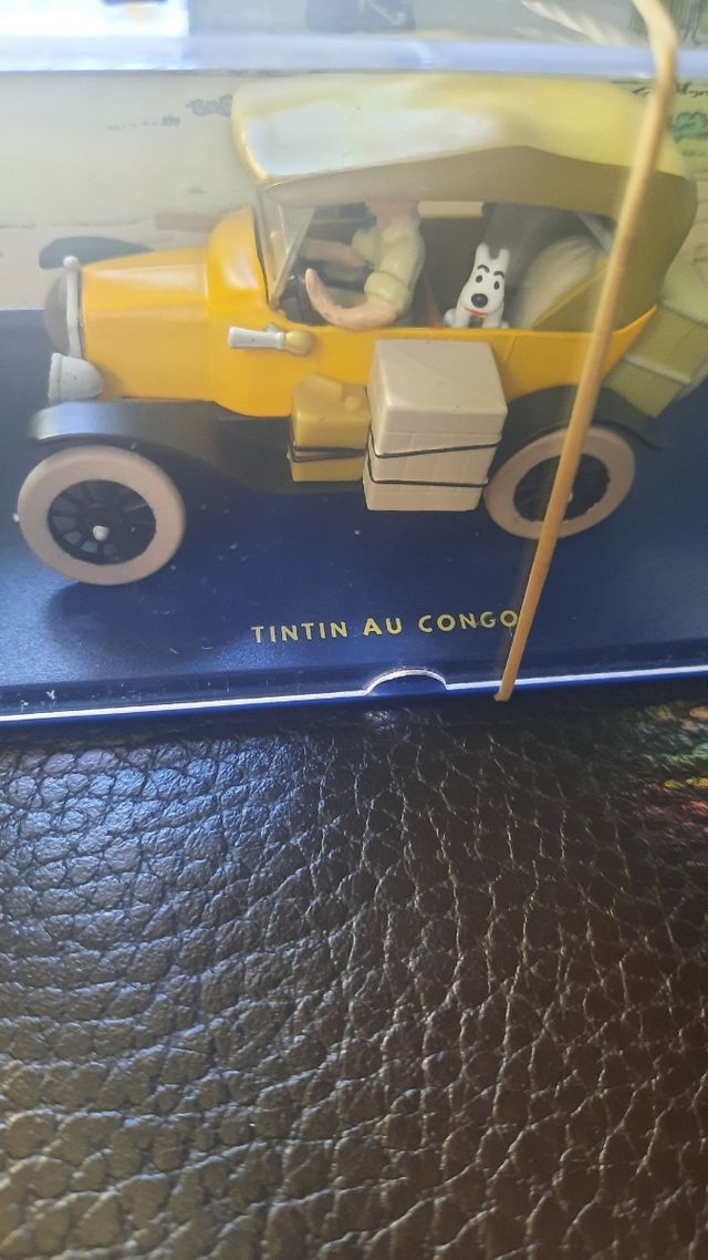 Tintin auto e orologio da collezione