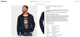 Chaqueta SUPERDRY Flyweight Harrington Cazadora