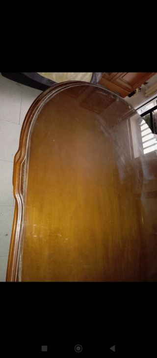 Cristal de mesa ovalada 1,20 cm 60 cm