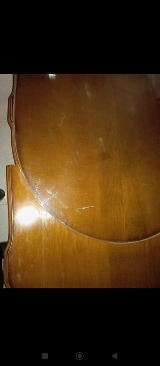 Cristal de mesa ovalada 1,20 cm 60 cm