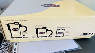 Caffettiera, lattiera e zuccheriera Morinox