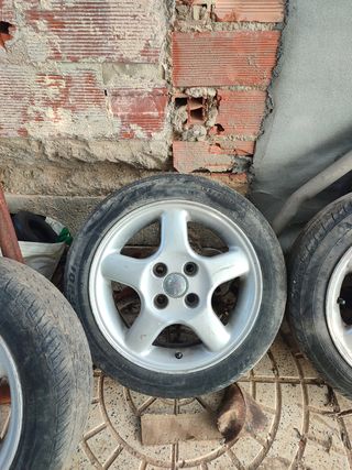 Llantas bbs 14 4x100 con neumáticos
