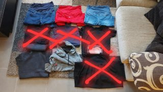 Lote ropa embarazada